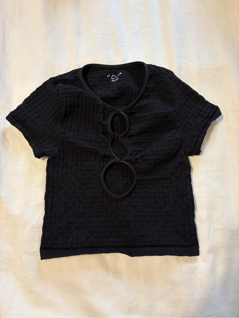 Urban Outfitters Out from Under Textured Cut Out Top XS/S